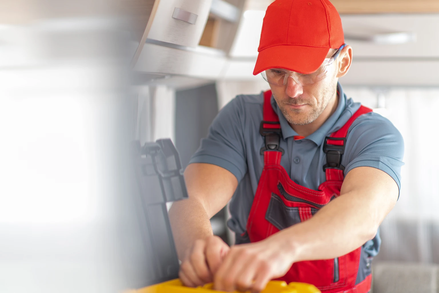 Lion Locksmith technician providing professional lock repair and installation services in Silver Spring MD